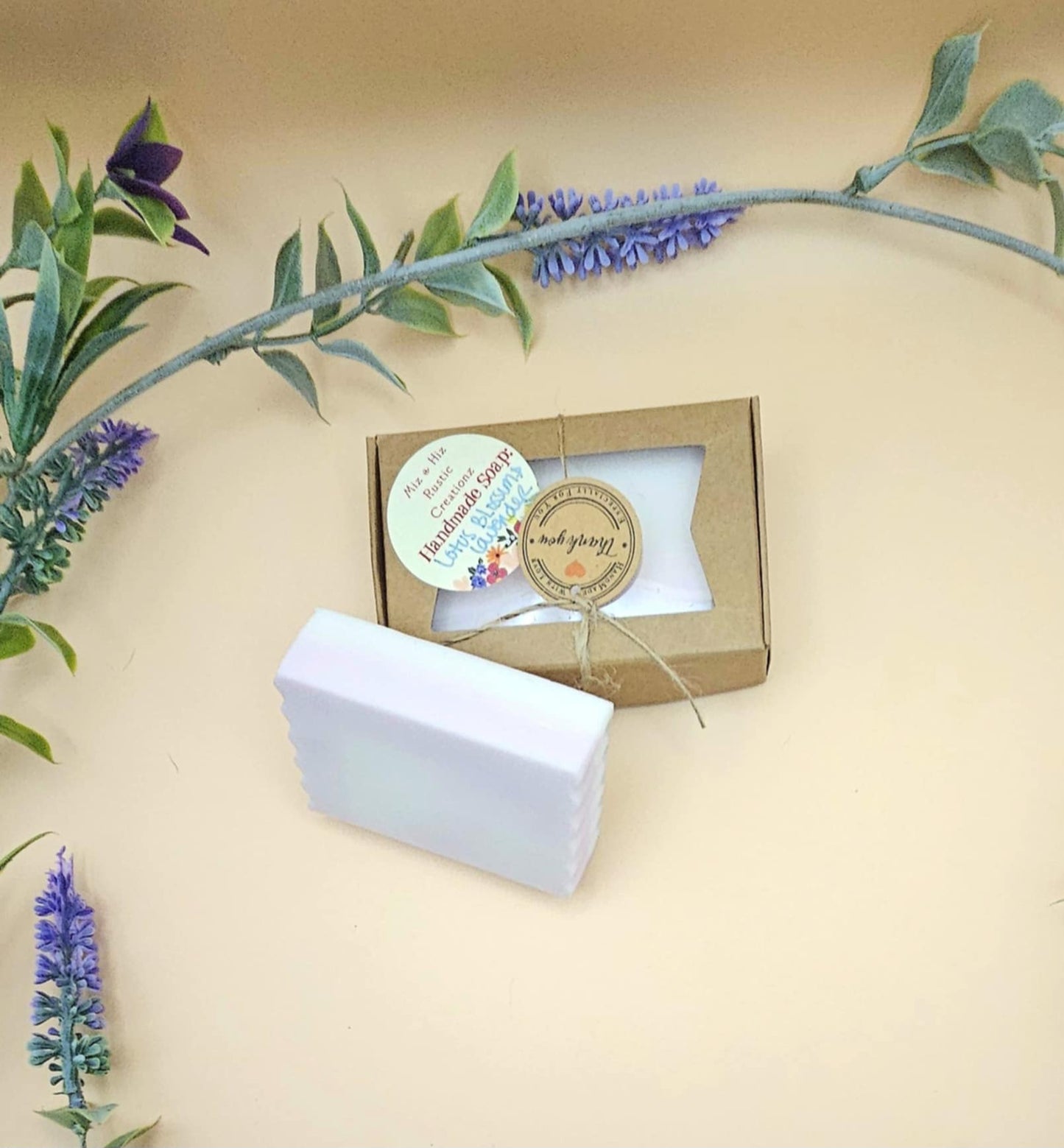 Lotus Blossum & Lavender: Handmade Soap