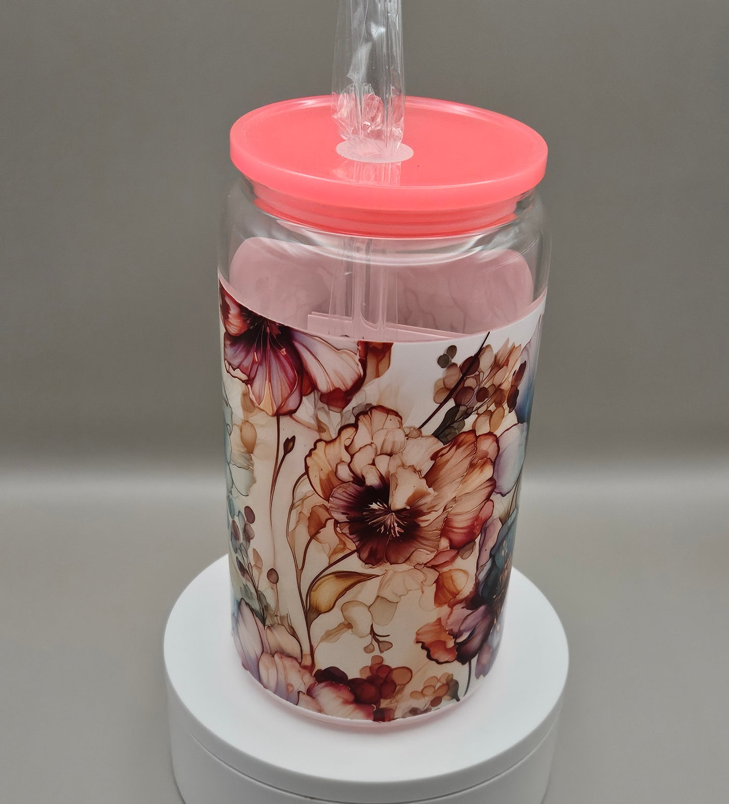 Glass Iced Coffee / Juice Cup - 16 ounces